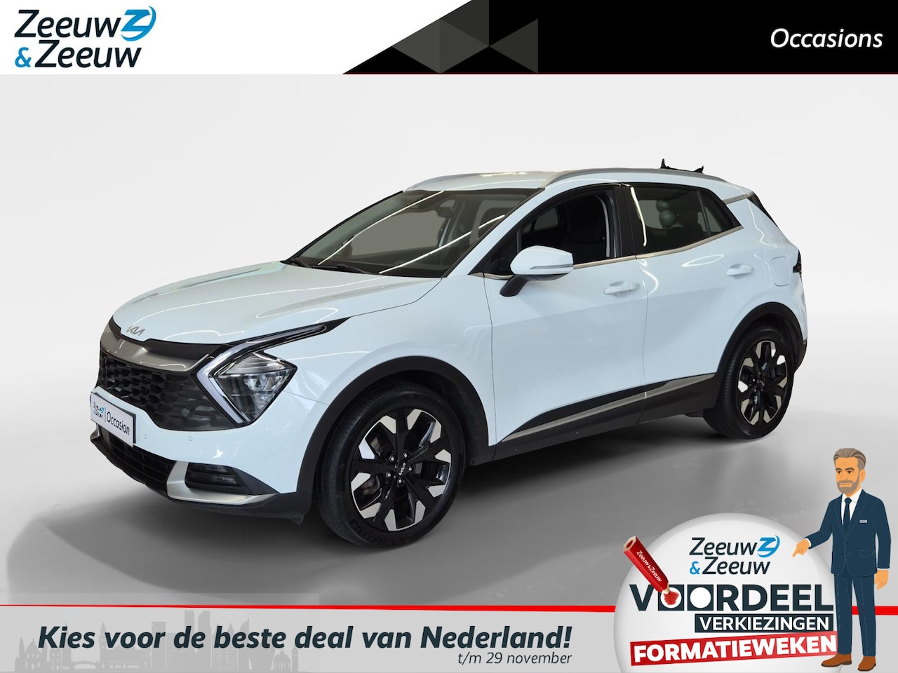 Kia Sportage - 1.6 T-GDi Plug-in Hybrid AWD DynamicLine | Airco | Navi | Camera | LM Velgen | Cruise Cont - AutoWereld.nl