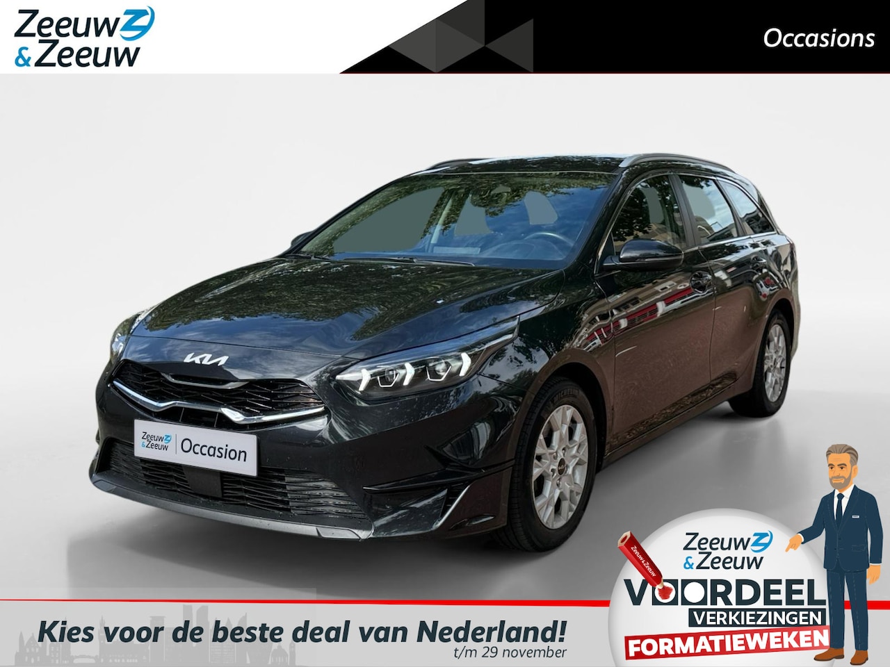 Kia Cee'd Sportswagon - Ceed 1.0 T-GDi DynamicLine | Airco | Navi | Camera | LM Velgen | - AutoWereld.nl