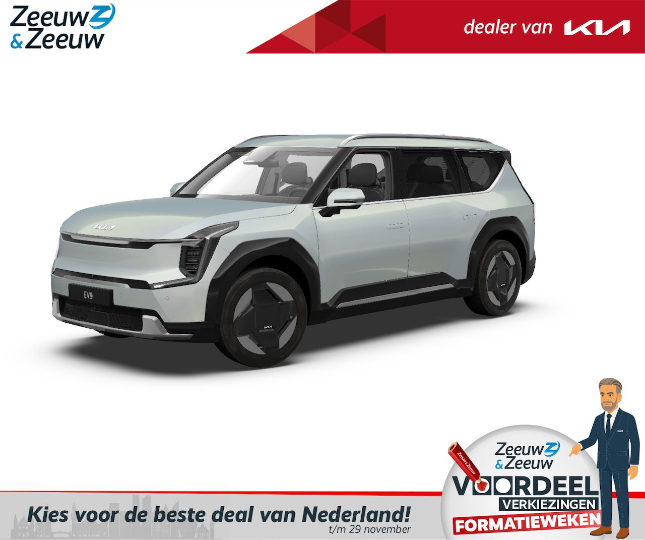 Kia EV9 - Plus 99.8 kWh Elektrisch verstelbare bestuurdersstoel | Meridian premium sound system | 36 - AutoWereld.nl