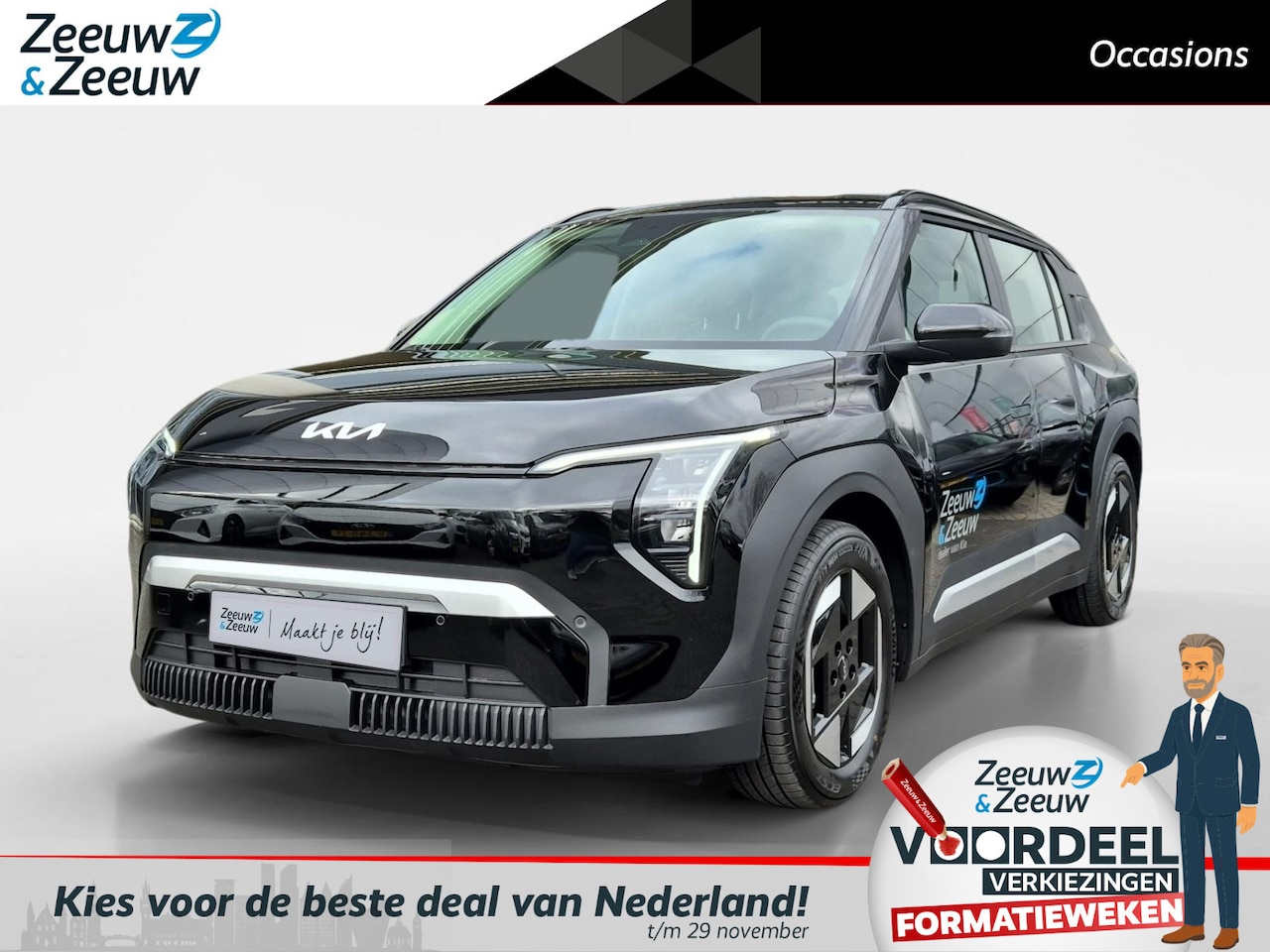 Kia EV3 - Air 58.3 kWh | Airco | Navi | Camera | LM Velgen | Cruise Control | DEMO VOORDEEL | - AutoWereld.nl