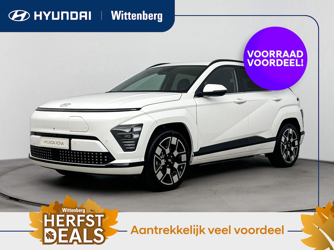 Hyundai Kona Electric - Premium 65.4 kWh | Leder | 360 Camera | Nieuw | Snel leverbaar - AutoWereld.nl