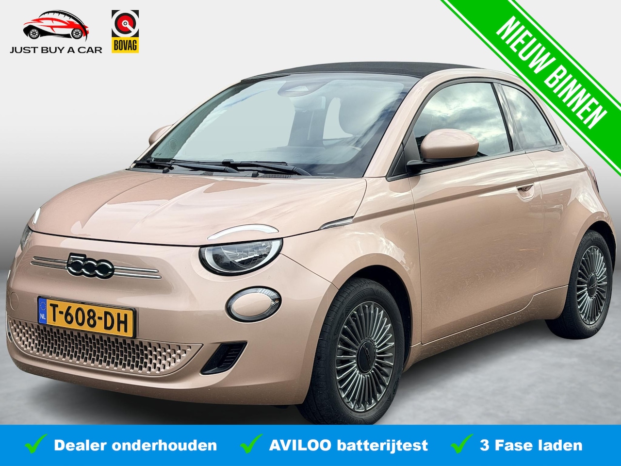 Fiat 500 C - Icon 42 kWh SoH 92,1 % / - AutoWereld.nl