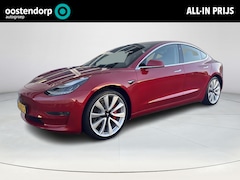 Tesla Model 3 - Performance AWD 75 kWh 462 PK | 75 kWh batterij | Afneembare Trekhaak | Verwarmbare stoele