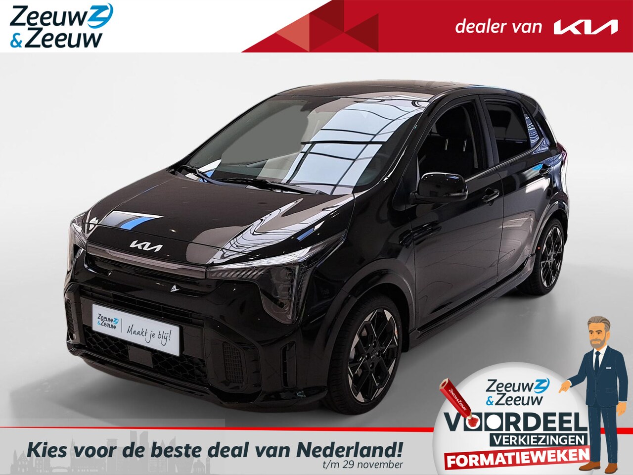 Kia Picanto - 1.0 GDi GT-Line | Enkele kleuren op voorraad bel voor info | € 1.250,- Inruilpremie - AutoWereld.nl