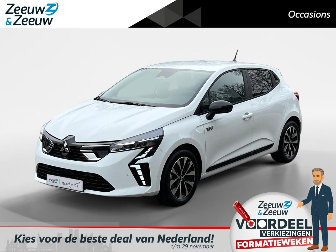 Mitsubishi Colt - 1.6 HEV Intense | Automaat | Apple Carplay | Climate Controle | Camera | Parkeersensoren | - AutoWereld.nl