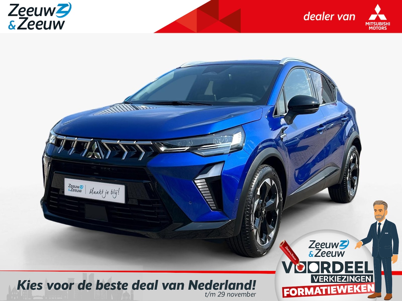 Mitsubishi ASX - 1.3 DI-T Intense+ | €2.000, - ACTIE KORTING! | 8 JAAR GARANTIE | - AutoWereld.nl