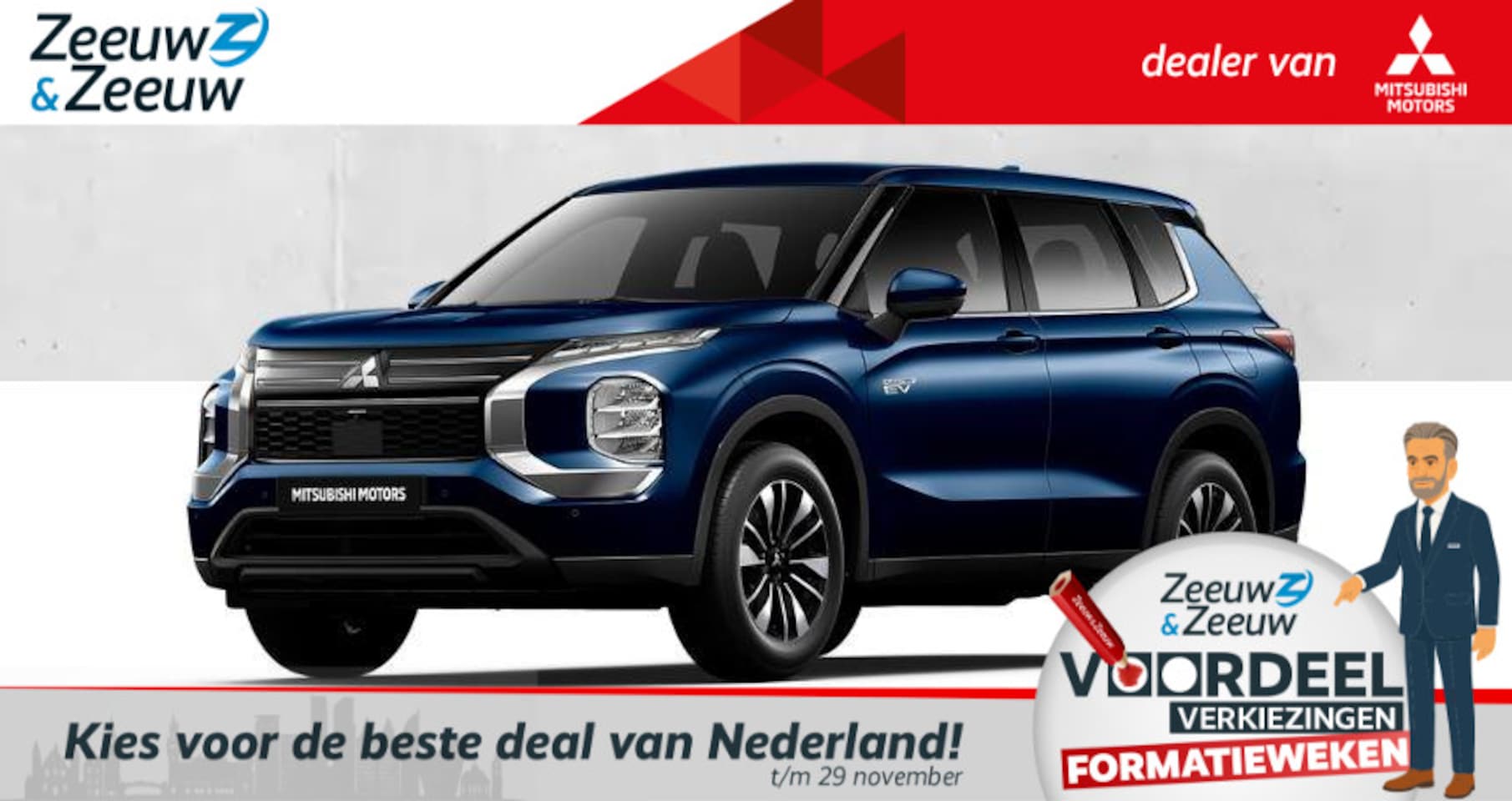 Mitsubishi Outlander - 2.4 PHEV Pure Vanaf prijs - AutoWereld.nl