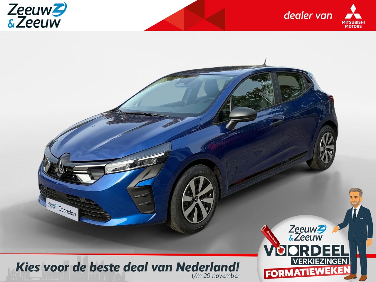 Mitsubishi Colt - 1.0 MT Pure | DEMO | LED | DIGITAL DASH | PARKEERSENSOREN ACHTER | 8 JAAR GARANTIE - AutoWereld.nl
