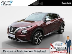Nissan Juke - 1.0 DIG-T Tekna | TREKHAAK | STOELVERWARMING | BOSE | NAVI | 360 CAMERA | 1 JAAR GARANTIE