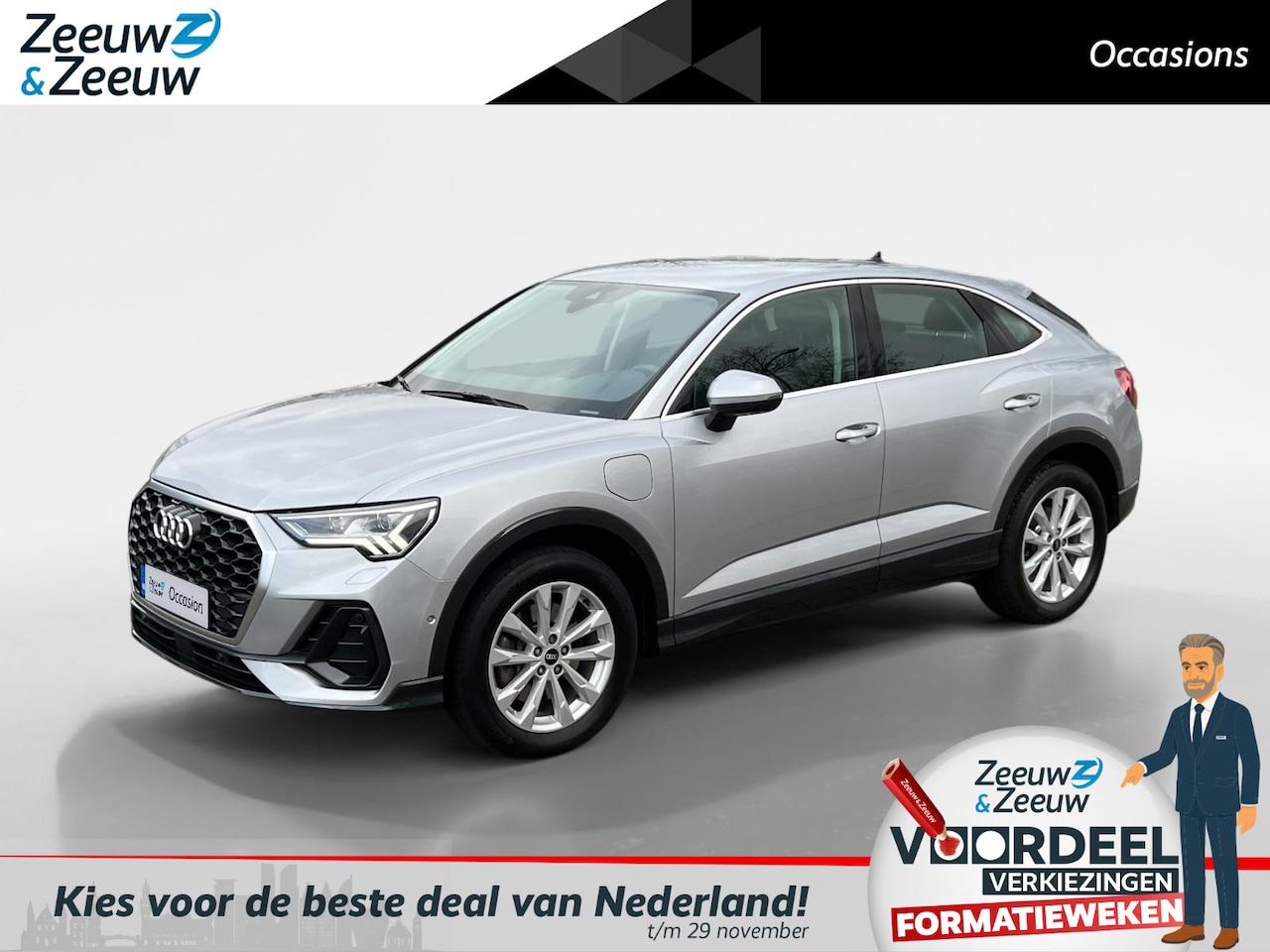 Audi Q3 Sportback - 45 TFSI e Advanced Edition | 360 CAMERA | PARK ASSIST | DIGITAL DASHBOARD | ELEK. ACHTERKL - AutoWereld.nl