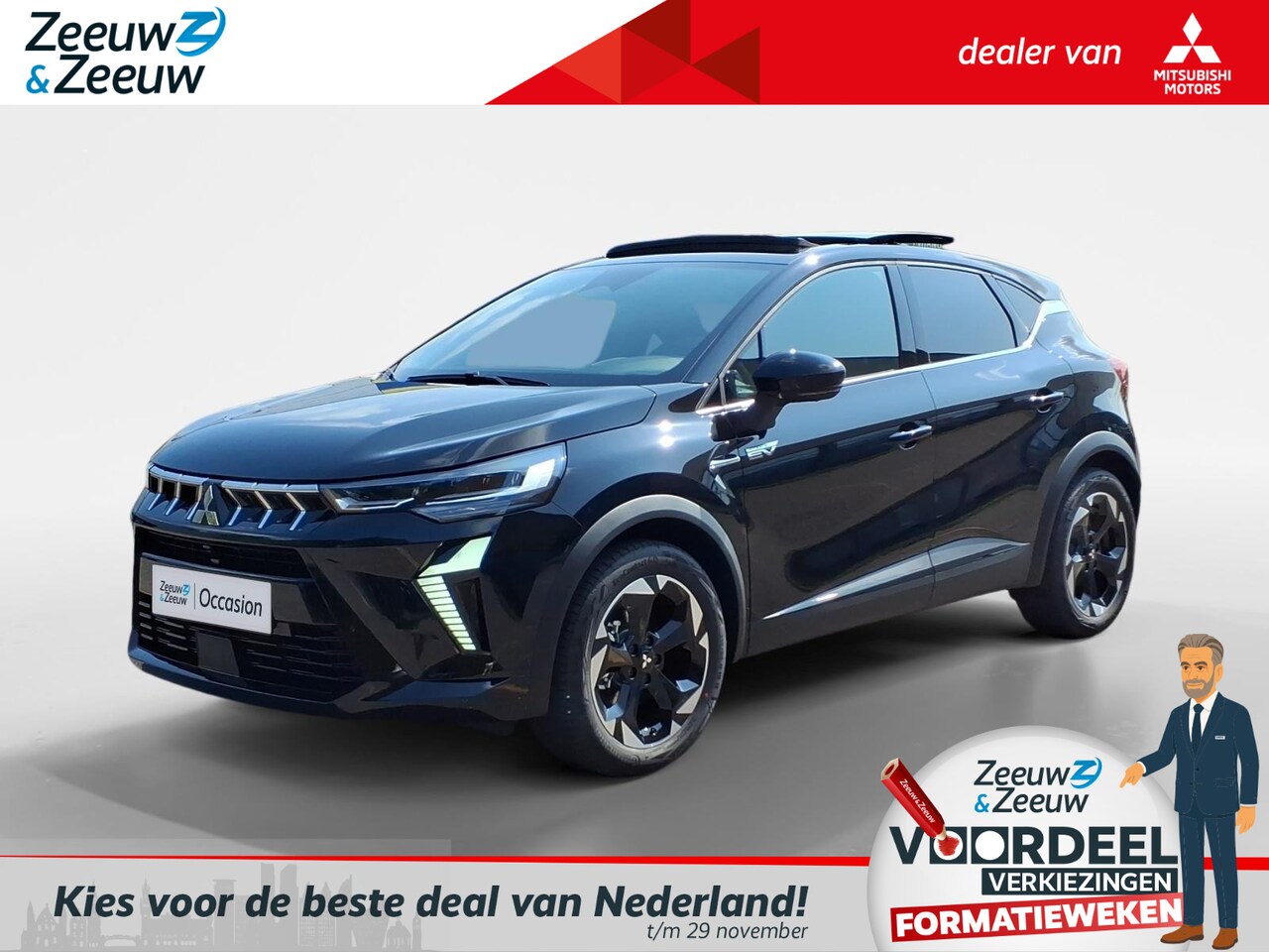 Mitsubishi ASX - 1.8 HEV AT Instyle Nieuwe type motor | 1500,- korting |Navigatie| Electrisch schuif kantel - AutoWereld.nl