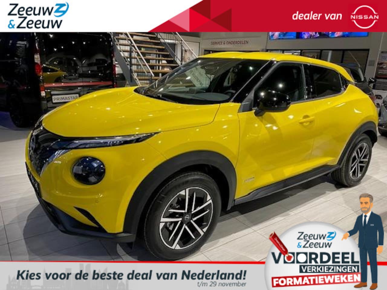 Nissan Juke - 1.6 Hybrid N-Connecta | € 1500,= KORTING INCLUSIEF INRUILPREMIE!* | NAVIGATIE | APPLE CARP - AutoWereld.nl