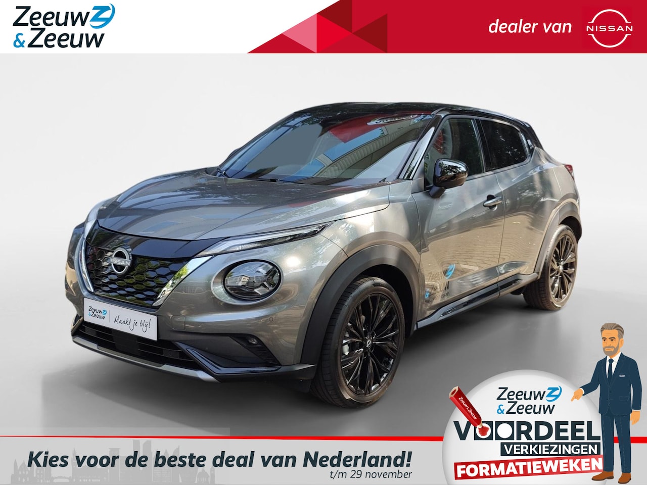 Nissan Juke - 1.6 Hybrid N-Sport | DEMONSTRATIE AUTO | TECHNOLOGY PACK | COLD PACK - AutoWereld.nl