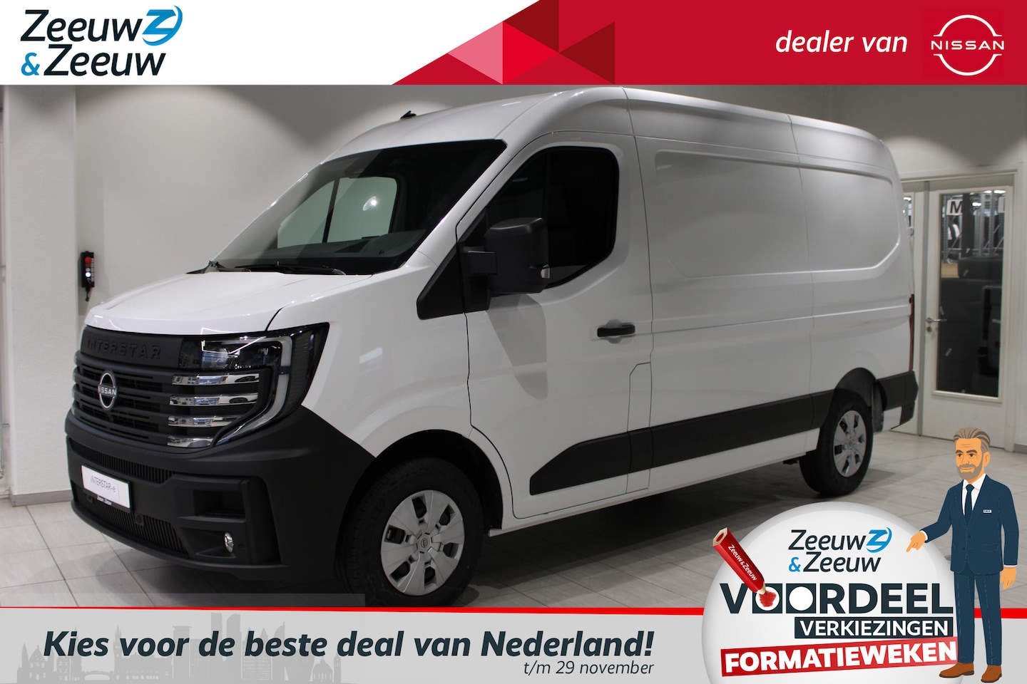 Nissan Interstar-e - L2H2 Limited 87 kWh | 100% ELECTRISCH | Direct uit voorraad leverbaar! - AutoWereld.nl