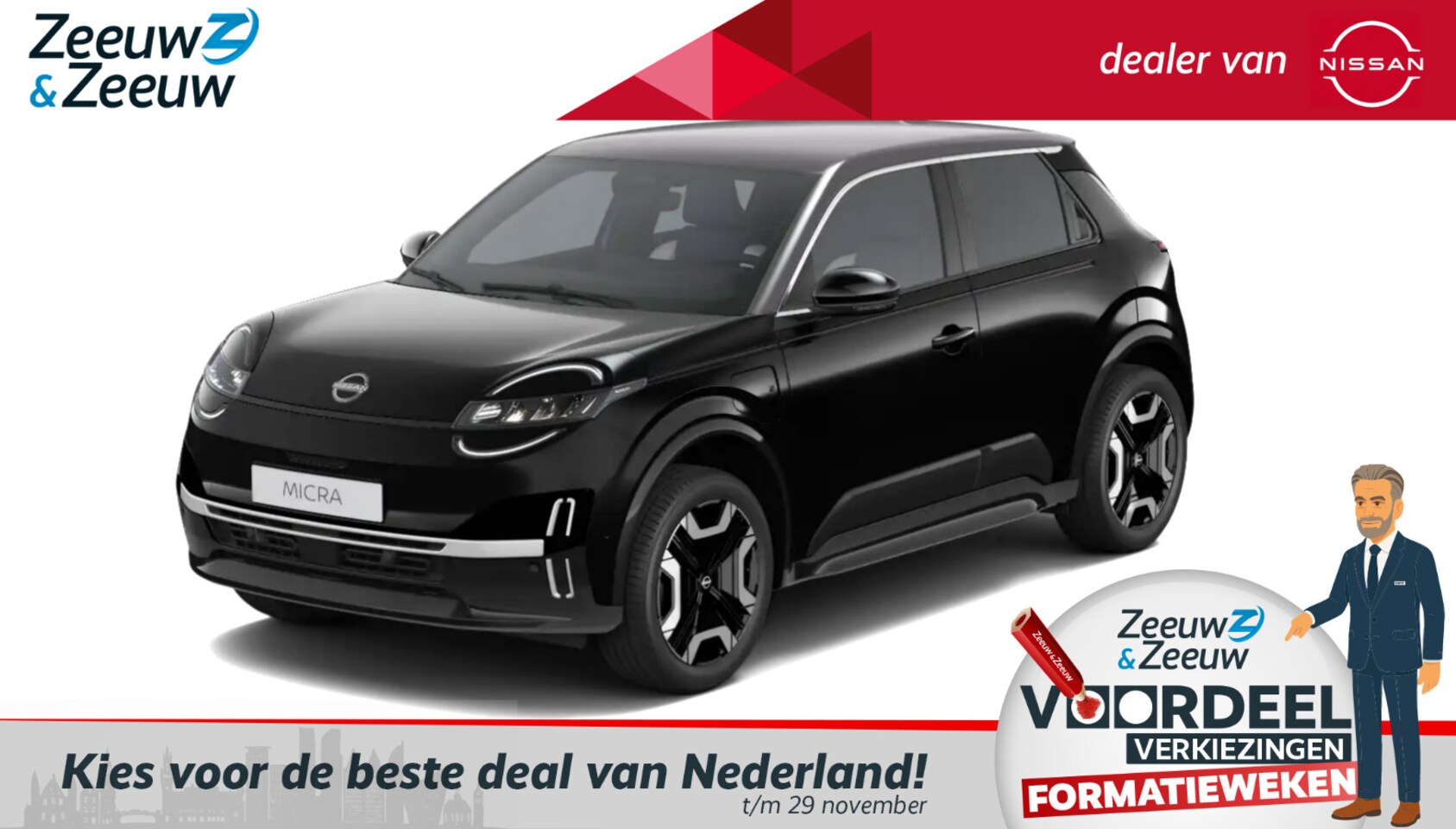 Nissan Micra - 40 kwh ENGAGE LAUNCH EDITION | Nu al te bestellen! | - AutoWereld.nl