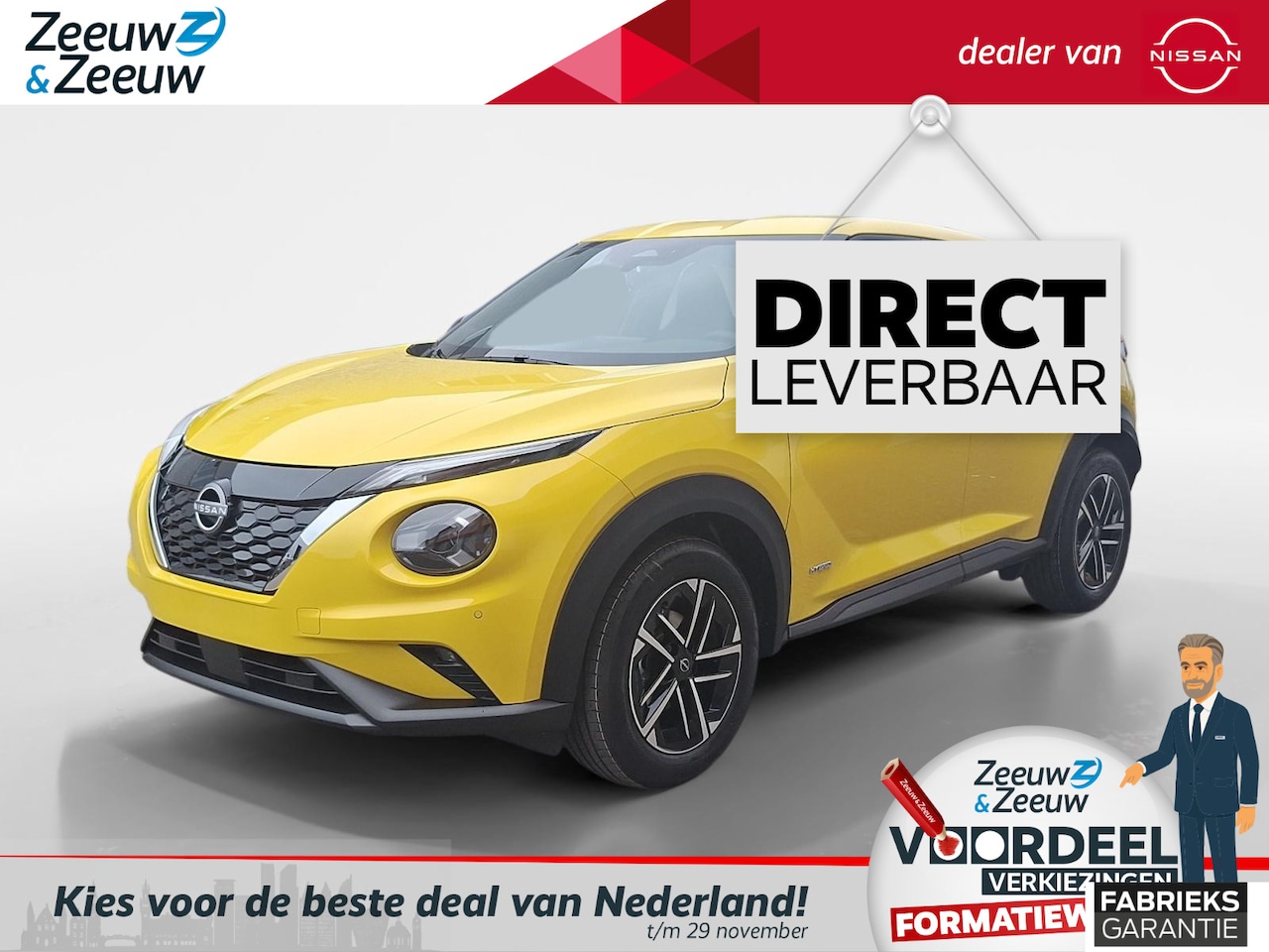 Nissan Juke - 1.6 Hybrid N-Connecta | Nu in prijs verlaagd inclusief €1500 voorraadkorting | Verschillen - AutoWereld.nl