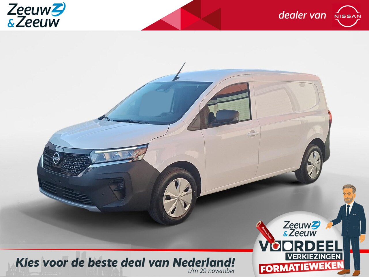 Nissan Townstar - N-Connecta L2 44 kWh |22% KORTING| 5 JAAR GARANTIE TOT 160.000KM | ACHTERUITRIJCAMERA|PARK - AutoWereld.nl