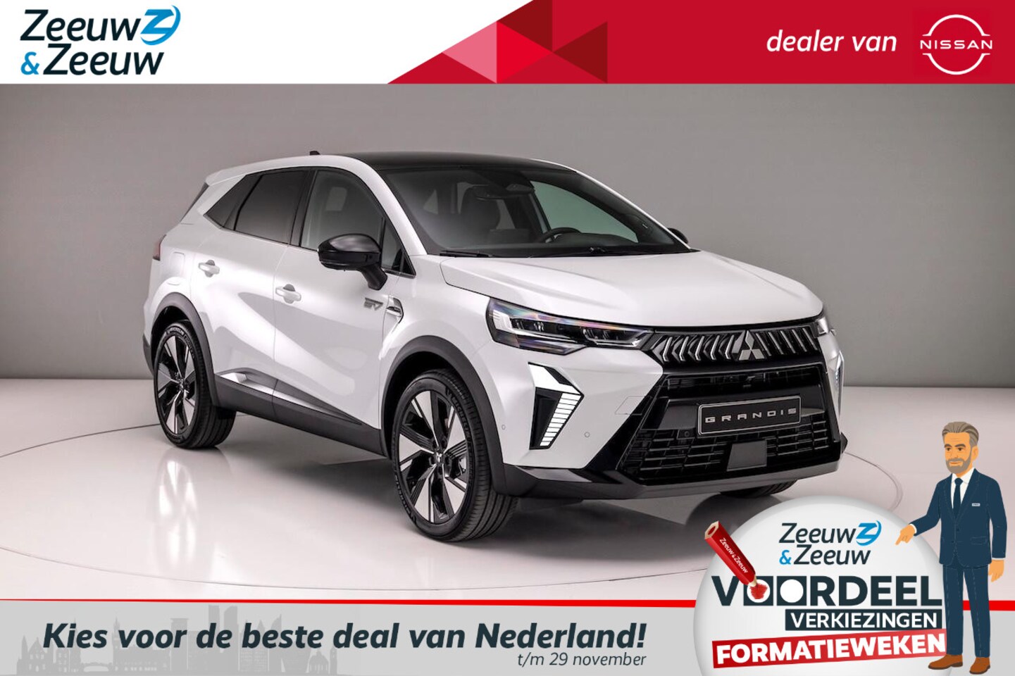 Mitsubishi Grandis - 1.8 HEV First Edition Nieuw te bestellen , foto's kunnen afwijken , verwacht 2026 - AutoWereld.nl