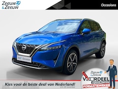 Nissan Qashqai - 1.3 MHEV Tekna Apple Carplay/Android Auto , navigatiesysteem full map , elektrisch bedienb