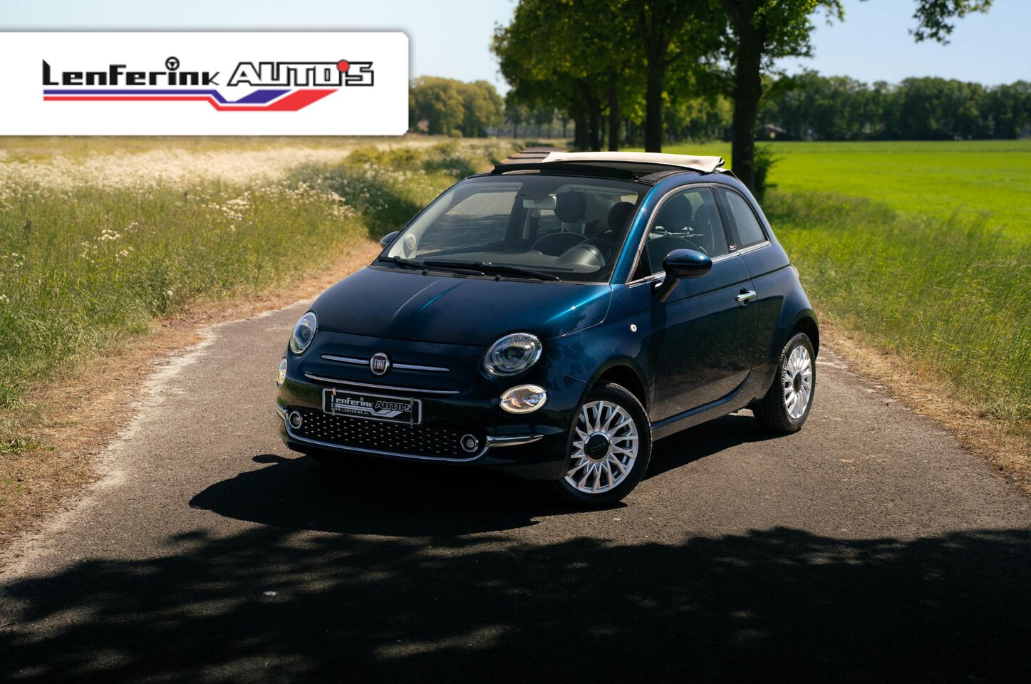 Fiat 500 C - 0.9 TwinAir Turbo Lounge Sport Lite Navi Cruise Mistlampen Apple PDC Carplay NAP - AutoWereld.nl
