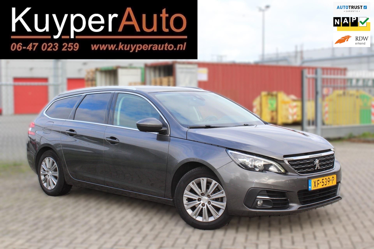 Peugeot 308 SW - 1.2 PureTech Blue Lease Premium AUTOMAAT LEDER NAP /MEDIA/PANO CAMERA - PARKEERSENSOREN - AutoWereld.nl