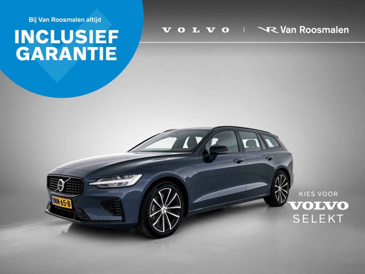 Volvo V60 - 2.0 T6 Plus Dark | Trekhaak | Sport Leder | 360* | Blis | Pilot - AutoWereld.nl
