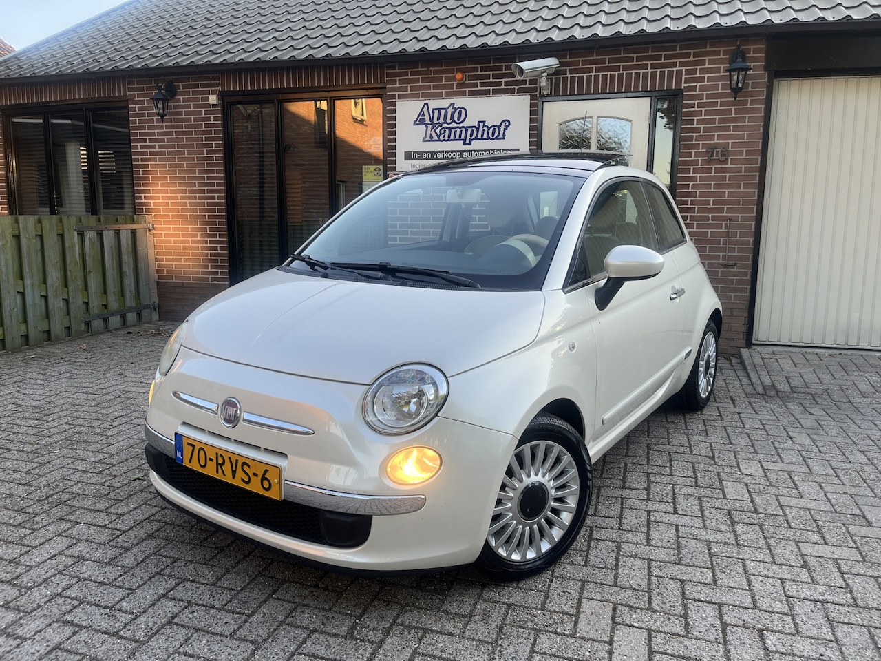 Fiat 500 - 0.9 TwinAir Lounge Panodak Nieuwe A.P.K. - AutoWereld.nl