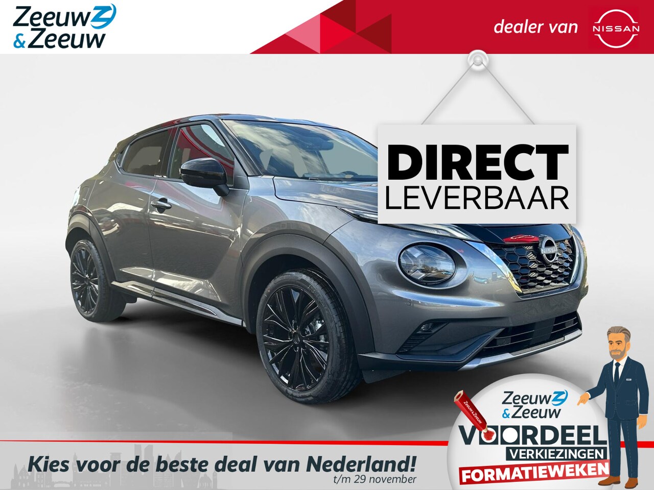 Nissan Juke - 1.6 Hybrid N-Sport | €1500- korting inclusief inruilpremie | Pro Pilot | coldpack | Google - AutoWereld.nl