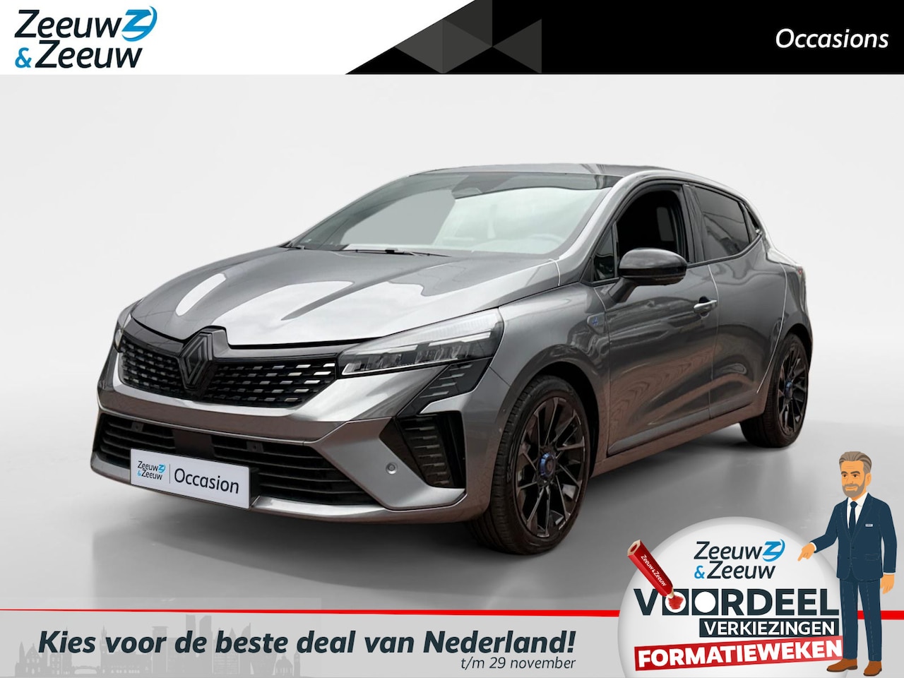 Renault Clio - 1.6 E-Tech Full Hybrid 145 esprit Alpine | Automaat | Camera | Cruise & Climate Control | - AutoWereld.nl