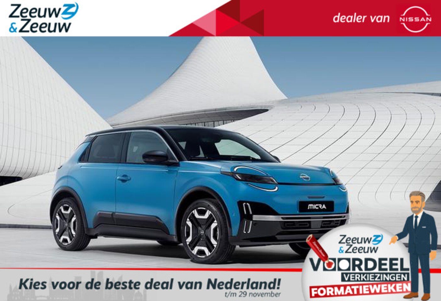 Nissan Micra - 52 kWh Advance Launch Edition NU TE BESTELLEN!!! | 500 EURO KORTING | DIVERSE KLEUREN BESC - AutoWereld.nl