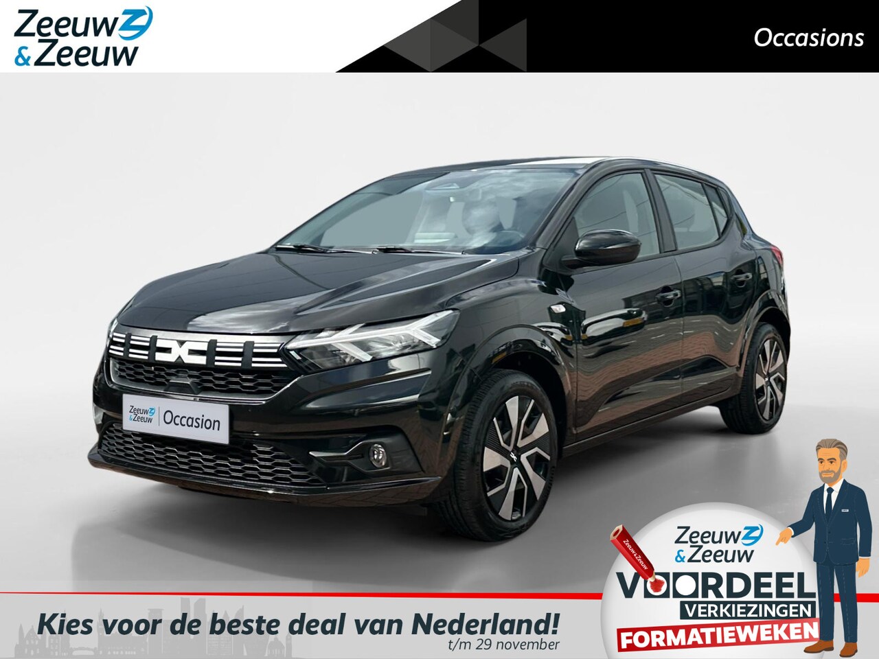 Dacia Sandero - 1.0 TCe 90 Expression | Apple Carplay/Android Auto | Airco | Parkeersensoren | Cruise Cont - AutoWereld.nl