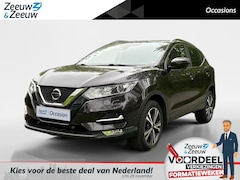 Nissan Qashqai - 1.2 N-Connecta Navi , camera , panoramadak , cruise , stoelverwarming , tel , lm velgen
