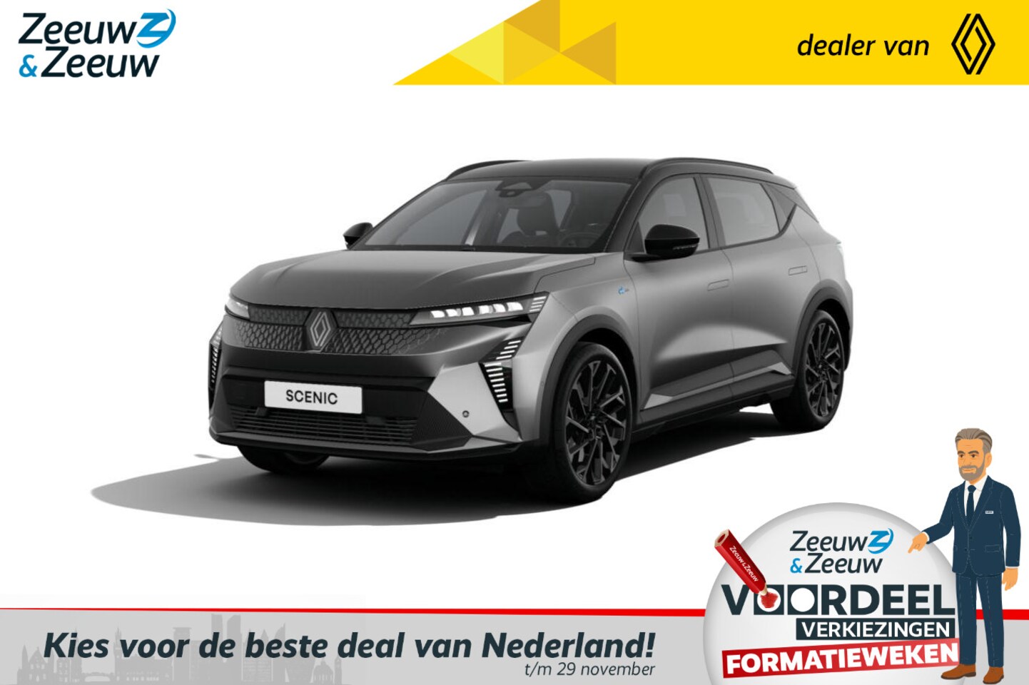 Renault Scenic E-Tech - EV87 long range esprit Alpine | Nu leverbaar met €2.000,- extra Zeeuw & Zeeuw voorraadkort - AutoWereld.nl