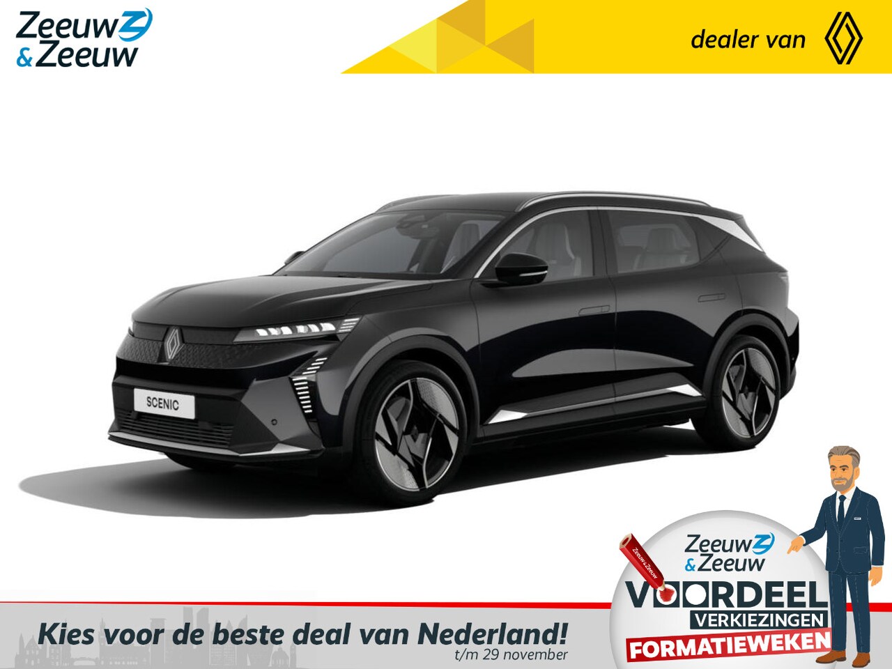 Renault Scenic E-Tech - EV87 long range Iconic 220 PK | Nu nog met 17% bijtelling !| Pack augmented vision | Nu ui - AutoWereld.nl