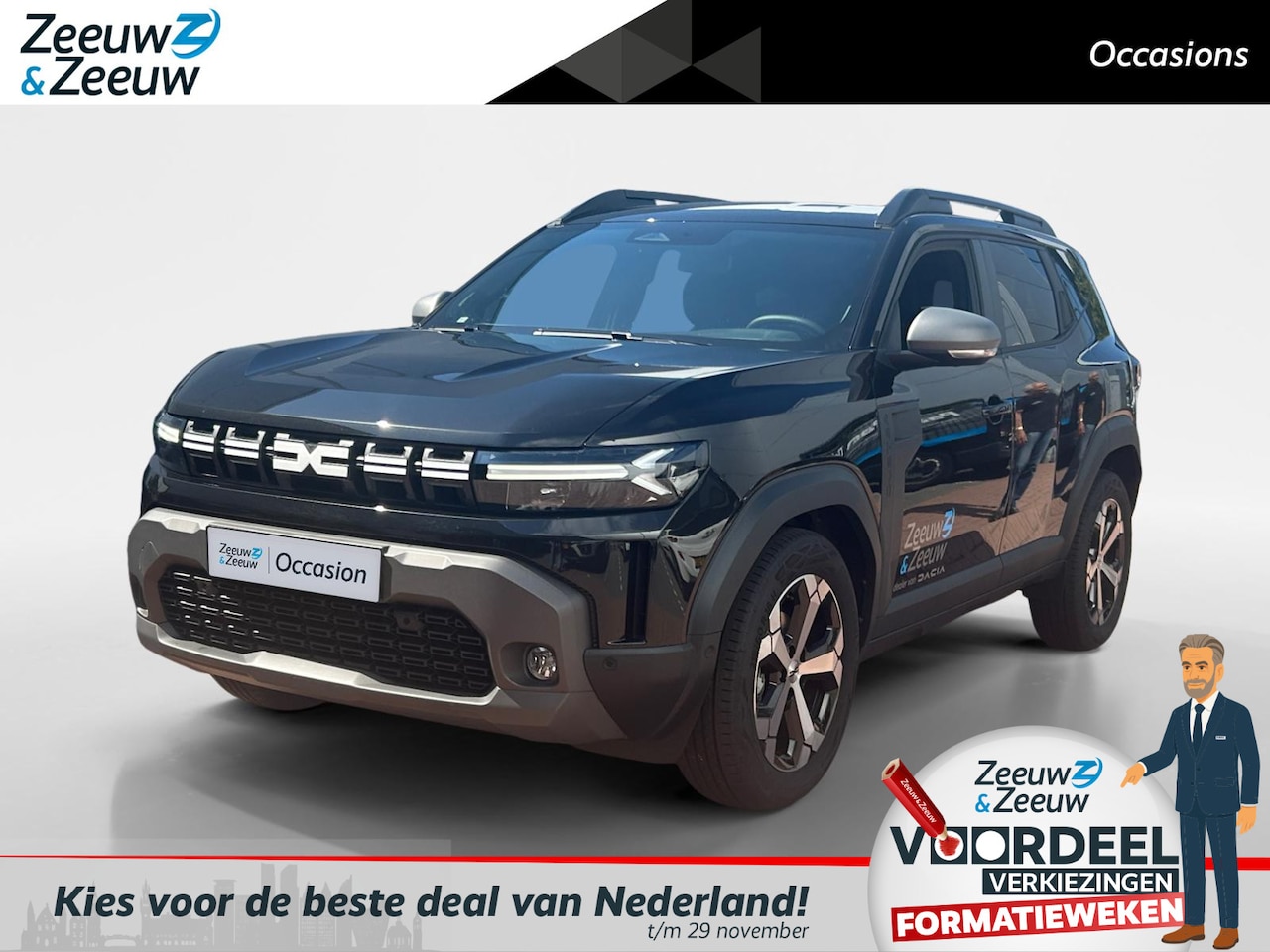 Dacia Duster - 1.6 Hybrid 140 Journey | DEMO | Pack Winter | 18" Lichtmetalen Velgen |360 Camera | Digita - AutoWereld.nl