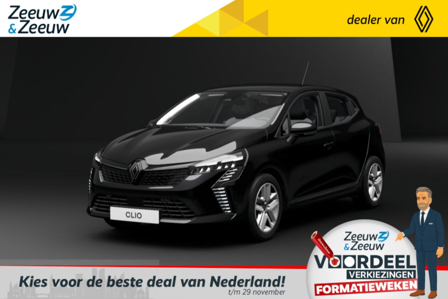 Renault Clio - E-Tech Full Hybrid 145 Evolution | Nu leverbaar met €2.000,- EXTRA Zeeuw & Zeeuw voorraadk - AutoWereld.nl