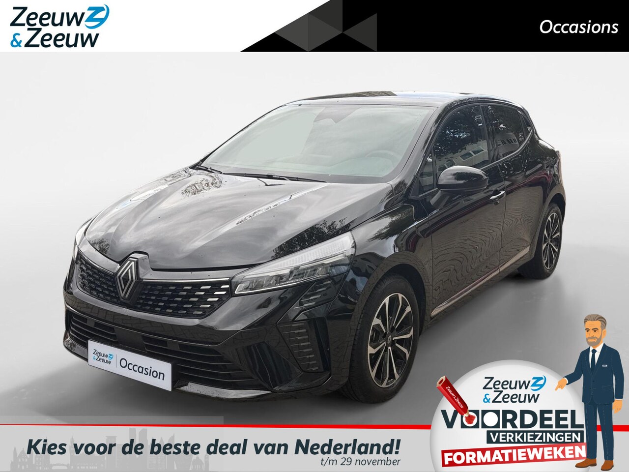 Renault Clio - 1.0 TCe 90 GPF techno NAVI AIRCO CAMERA PARKEERSENSOREN CRUISE CONTROLE APPLE CARPLAY ANDR - AutoWereld.nl