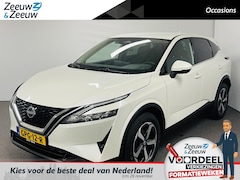 Nissan Qashqai - 1.3 MHEV Xtronic N-Connecta GOEDKOOPSTE VAN NEDERLAND Automaat navi airco camera parkeerse