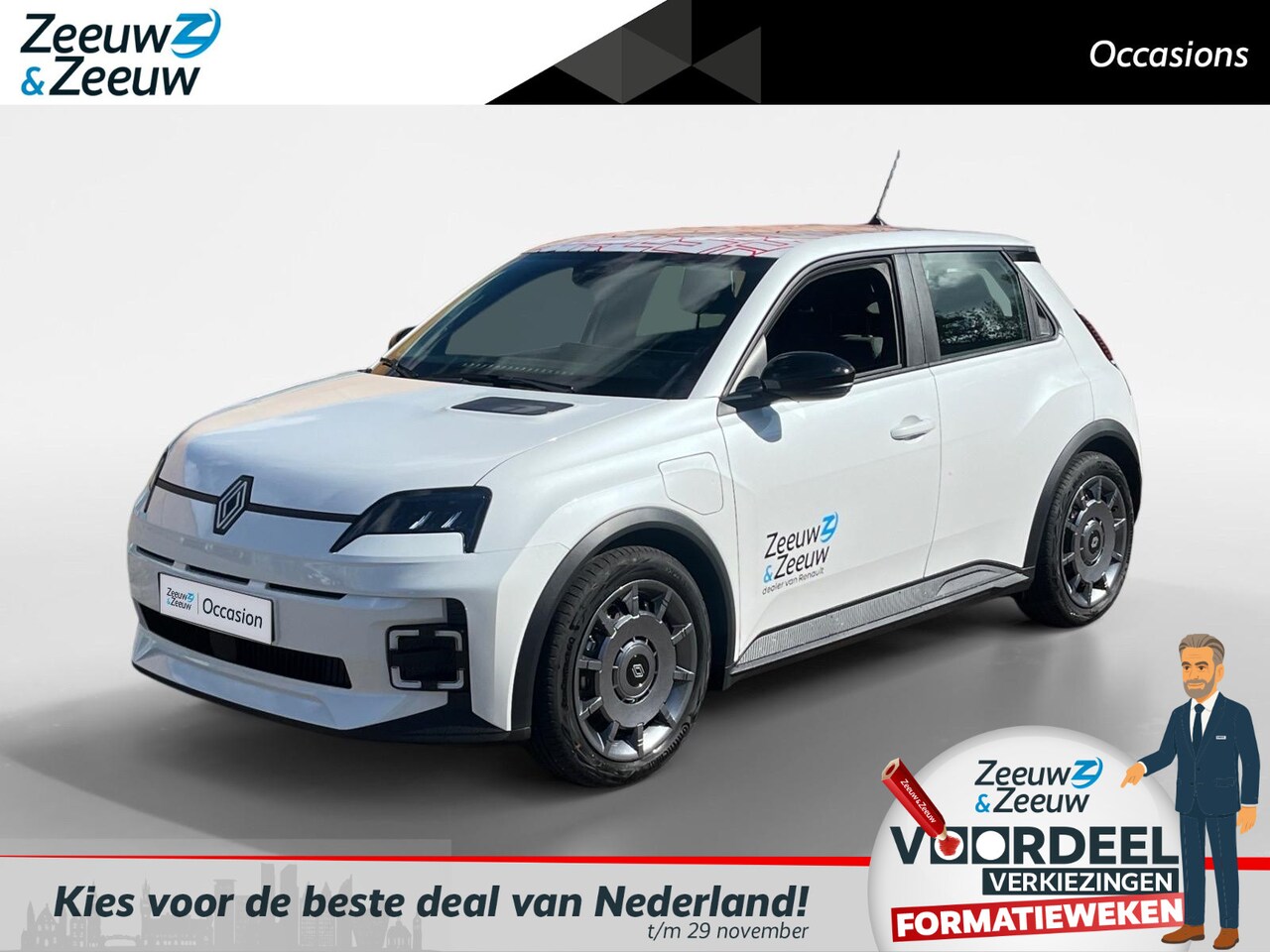 Renault 5 - urban range evolution 40 kWh | Daksticker | Clima | Carplay | Snel Leverbaar | - AutoWereld.nl