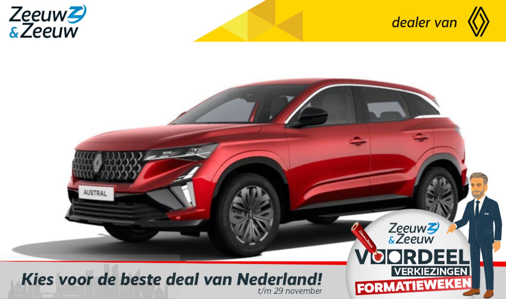 Renault Austral - 1.2 E-Tech full hybrid 200 evolution | NIEUW TE BESTELLEN | - AutoWereld.nl