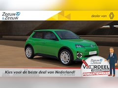 Renault 5 - 5 urban range evolution 40 kWh | NU MET DE ZEEUW EN ZEEUW SWITCH ACTIE voor maar €349, - p