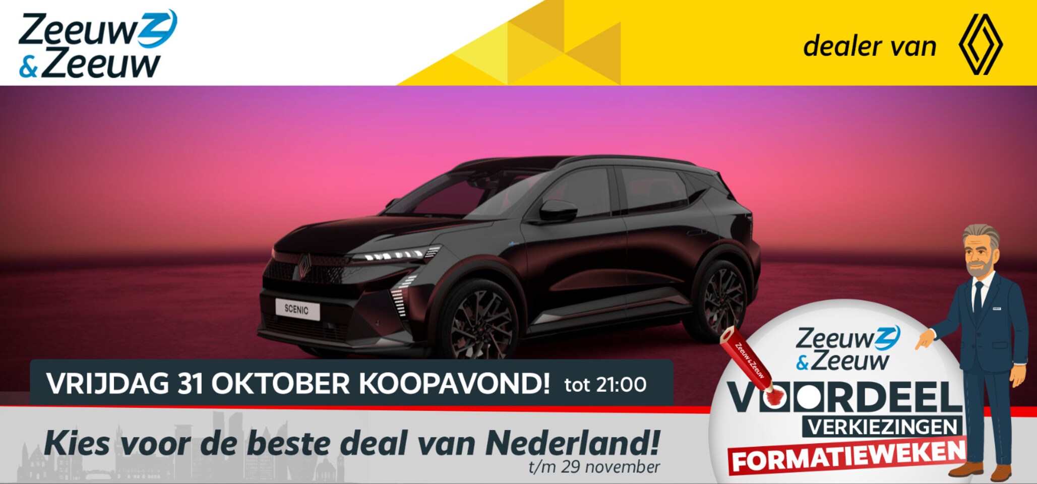 Renault Scenic E-Tech - EV87 long range esprit Alpine * NU verkrijgbaar bij Zeeuw & Zeeuw Renault Naaldwijk * € 2. - AutoWereld.nl