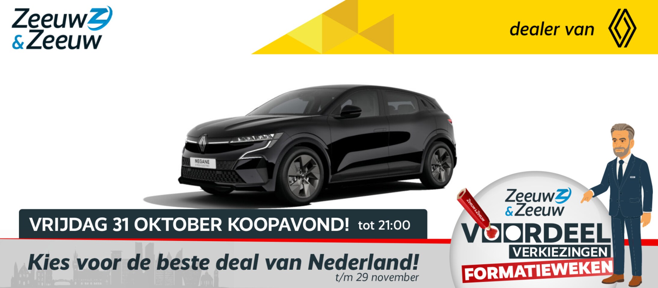 Renault Mégane E-Tech - comfort range Evolution 60 kWh * Uit Voorraad Leverbaar | € 2.500,- VOORRAAD VOORDEEL * Fi - AutoWereld.nl
