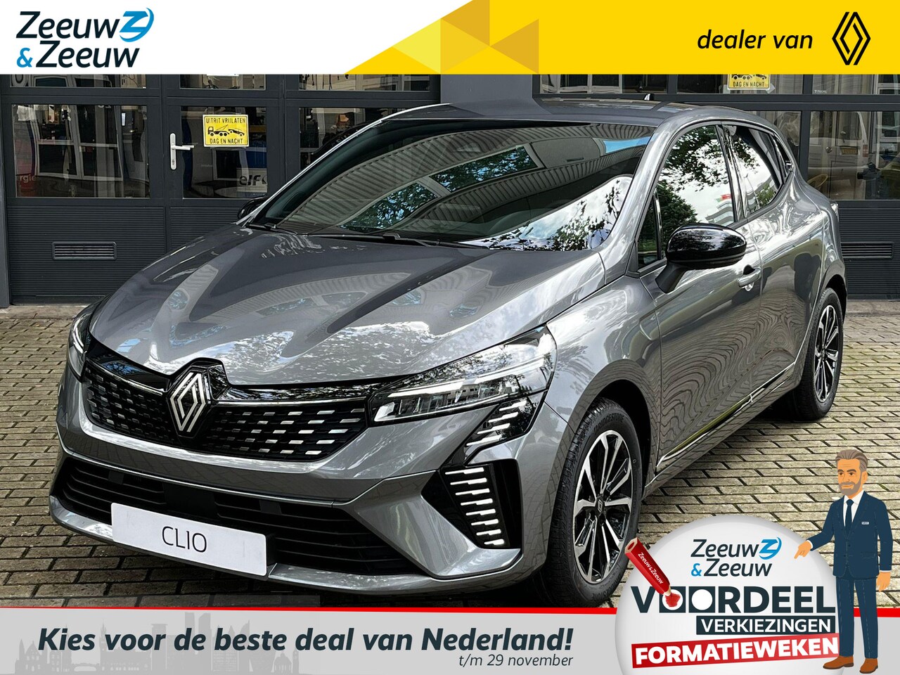 Renault Clio - 1.6 E-Tech Full Hybrid 145 techno | UIT VOORRAAD LEVERBAAR OP = OP NU MET €3.000,- SALE & - AutoWereld.nl