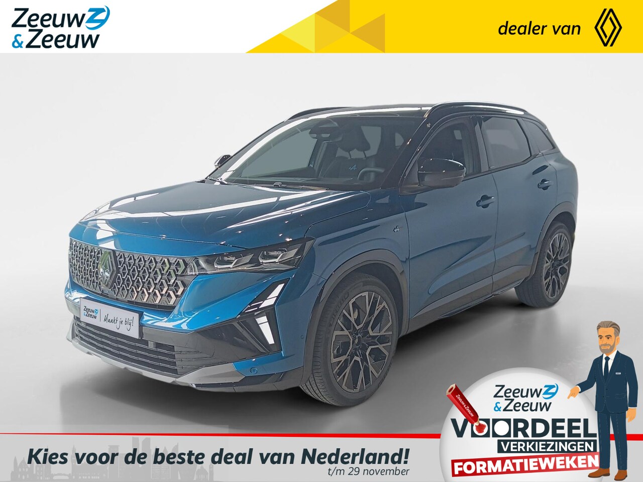 Renault Austral - 1.2 E-Tech full hybrid 200 iconic esprit Alpine 4Control Uit voorraad leverbaar op = op - AutoWereld.nl