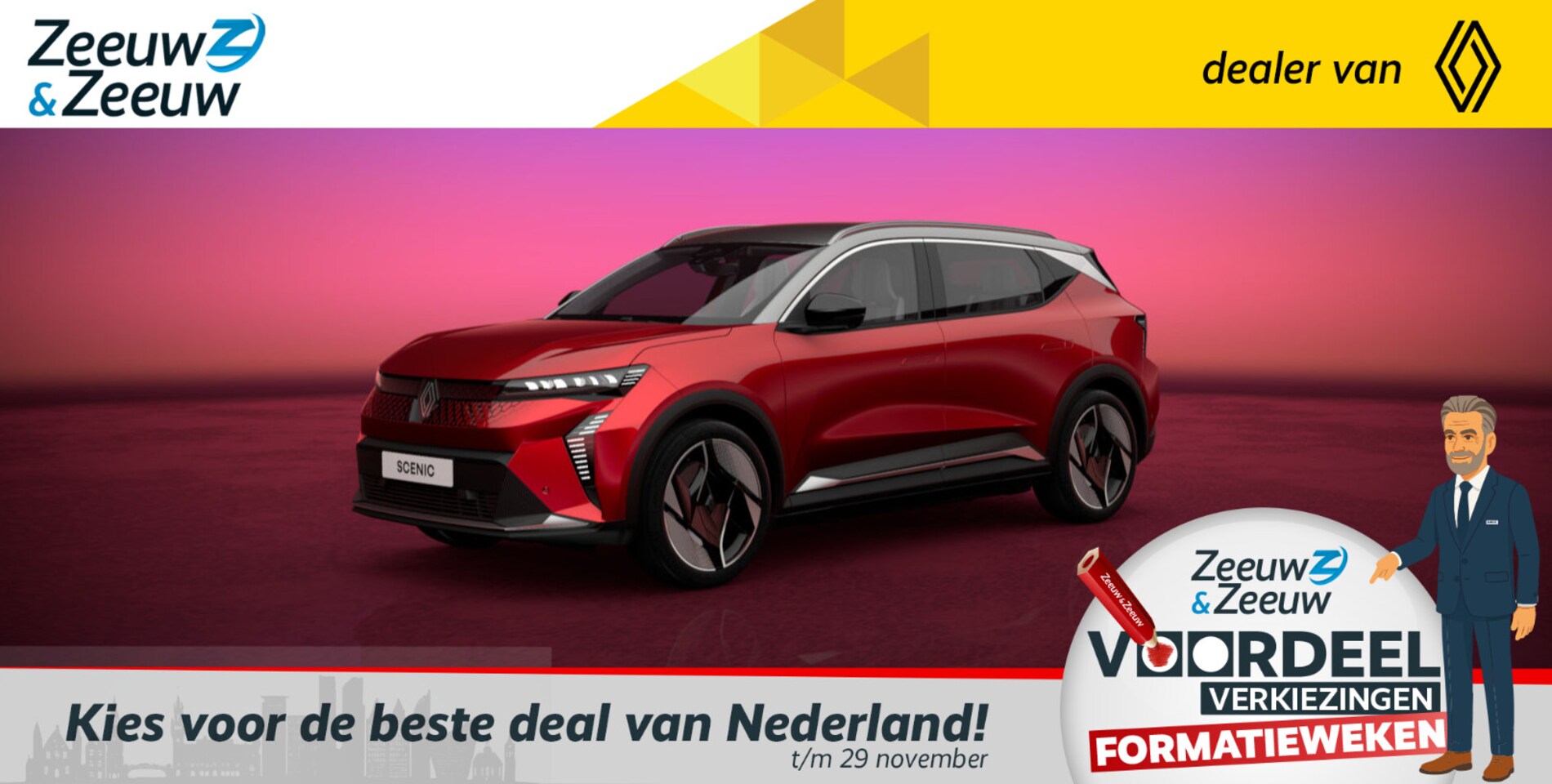 Renault Scenic E-Tech - EV87 long range iconic Uit voorraad leverbaar op is op - AutoWereld.nl