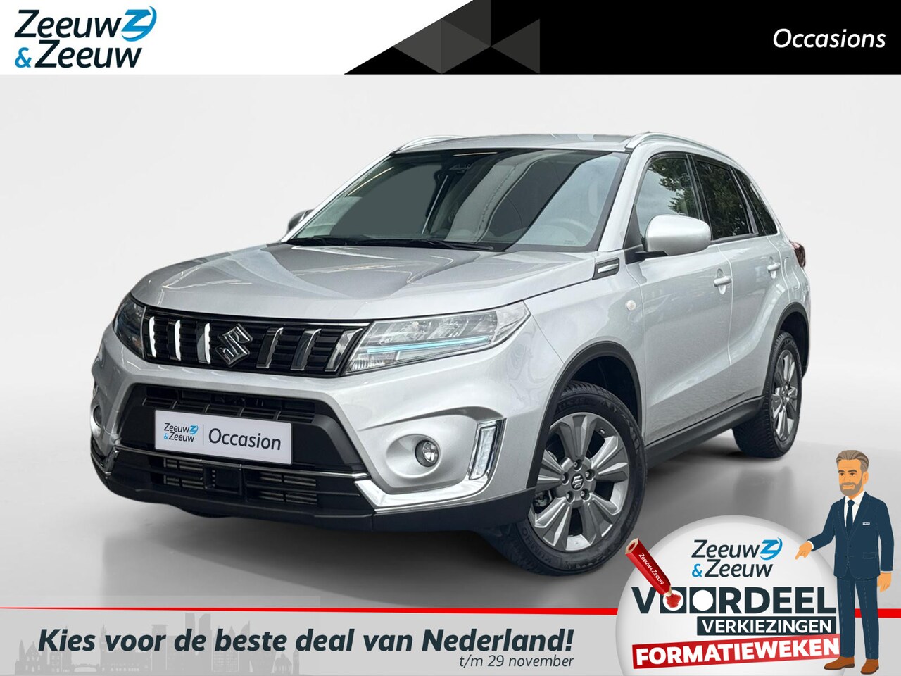 Suzuki Vitara - 1.4 Boosterjet Select Smart Hybrid | Navigatie | Camera | Climate Control | - AutoWereld.nl