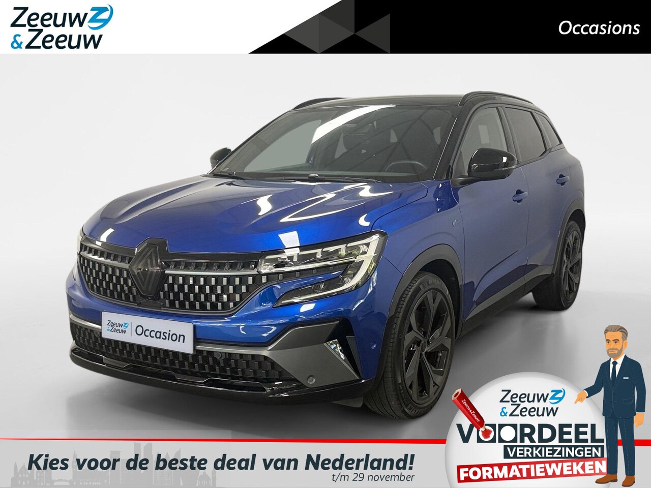 Renault Austral - 1.2 E-Tech full hybrid 200 iconic esprit Alpine AUTOMAAT NAVI AIRCO CAMERA PARKEERSENSOREN - AutoWereld.nl