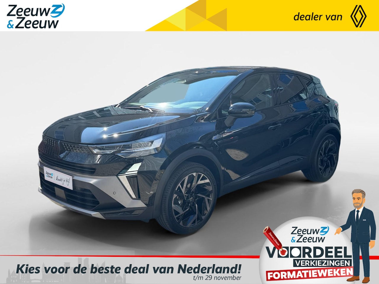 Renault Captur - 1.8 E-TECH Hybrid 160 Esprit Alpine | UIT VOORRAAD LEVERBAAR NU MET €3.000,- KORTING!!! - AutoWereld.nl