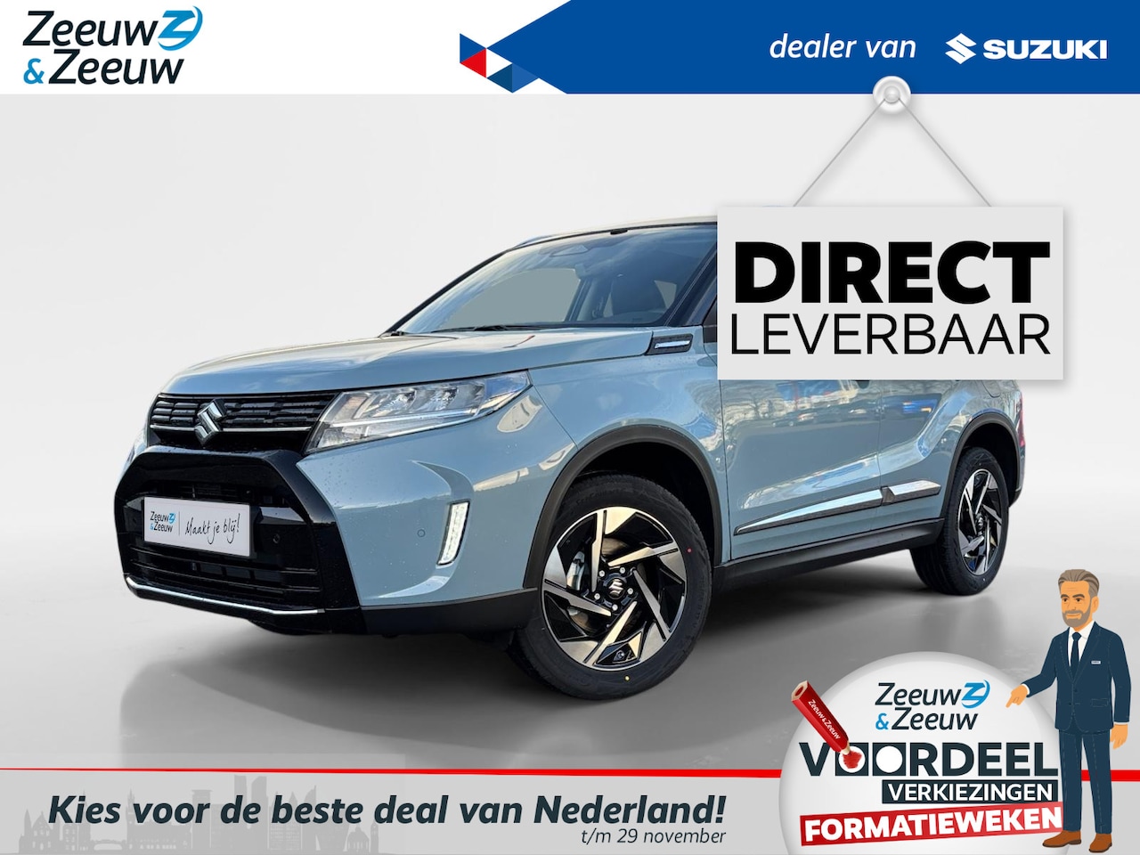 Suzuki Vitara - 1.5 Hybrid Style | €2500 voordeel | Super Deal! | 10 dagen levertijd! - AutoWereld.nl